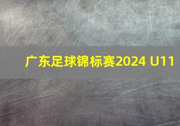 广东足球锦标赛2024 U11